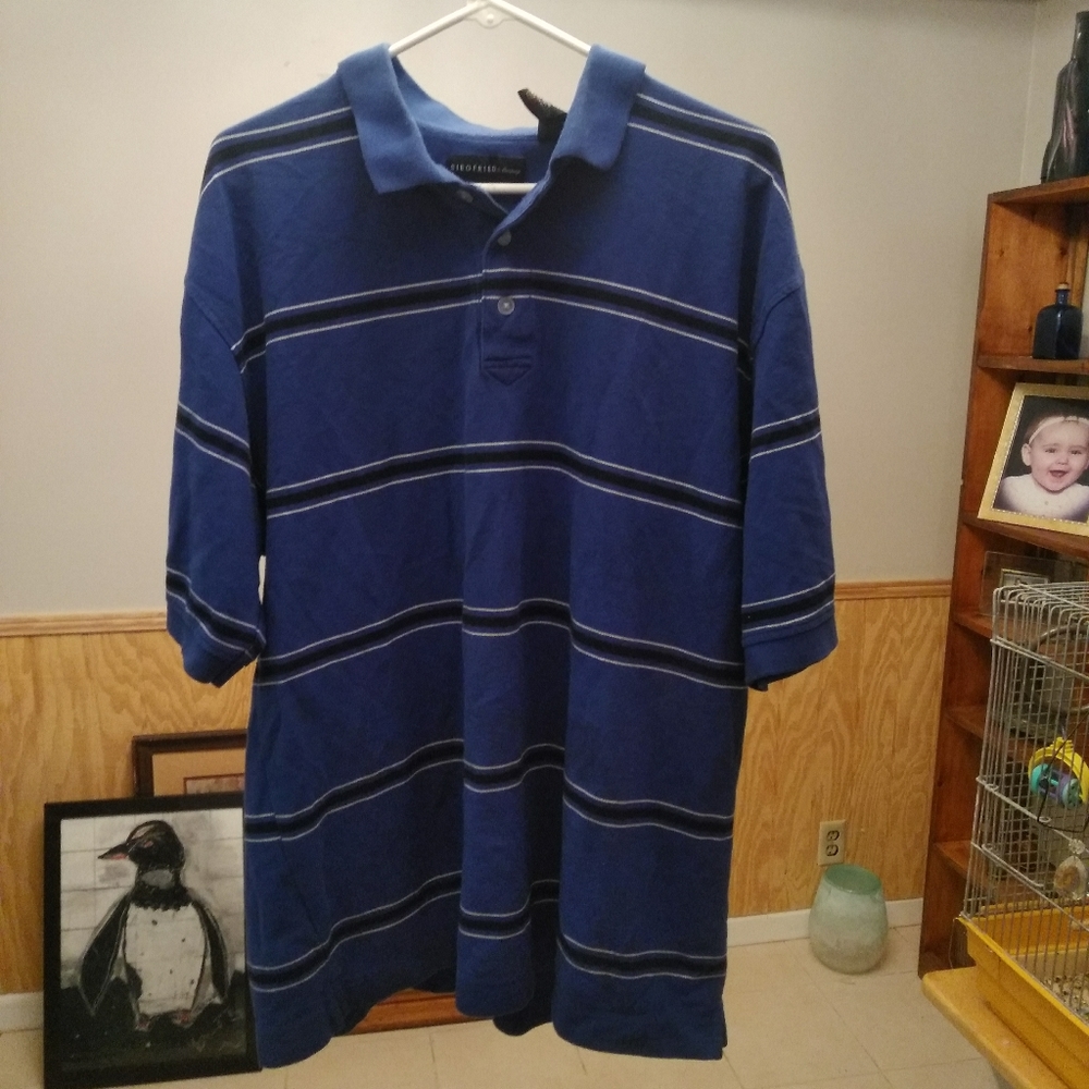 Mens Collard Polo Shirt